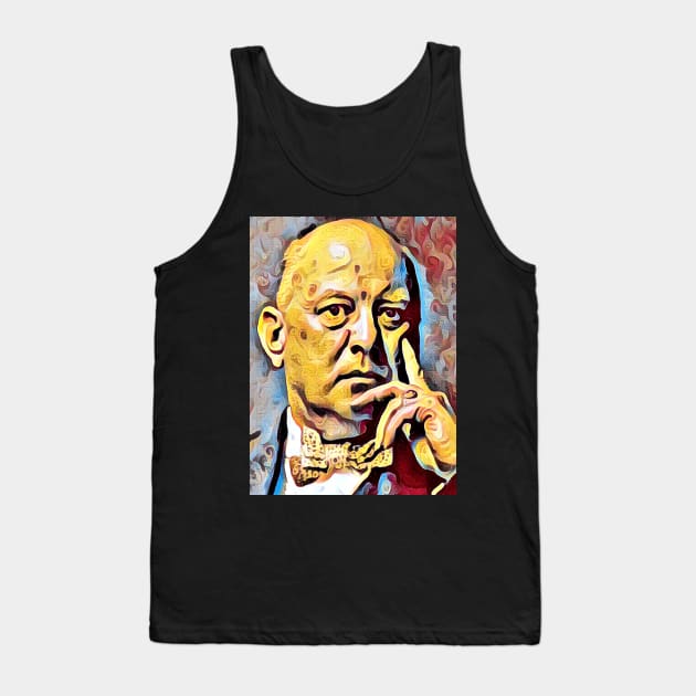 Aleister Crowley The Great Beast of Thelema  painted impressionist surrealist style Tank Top by hclara23